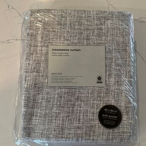 Crossweave curtain panel